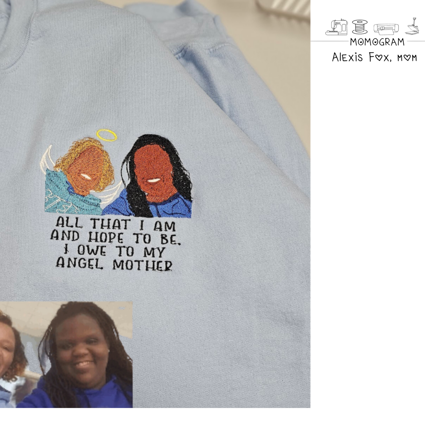 Photo Embroidered Sweatshirt